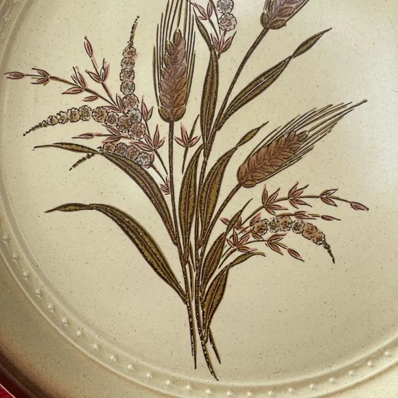 4 Vintage Arita Country Kitchen Honey Wheat Dinner plates , great condition 1970 - Picture 2 of 4